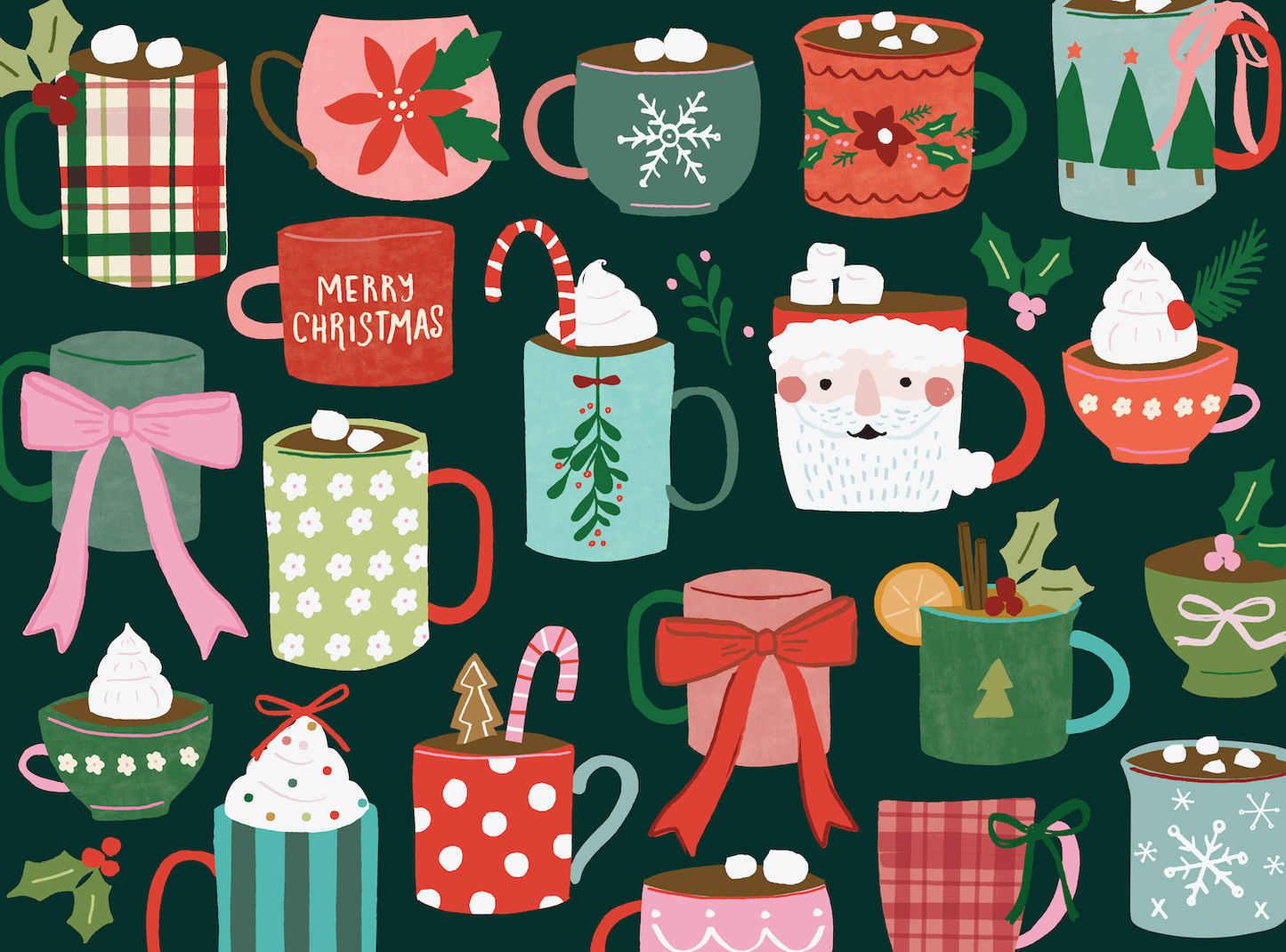 Cups of Cocoa Holiday Winter Puzzle