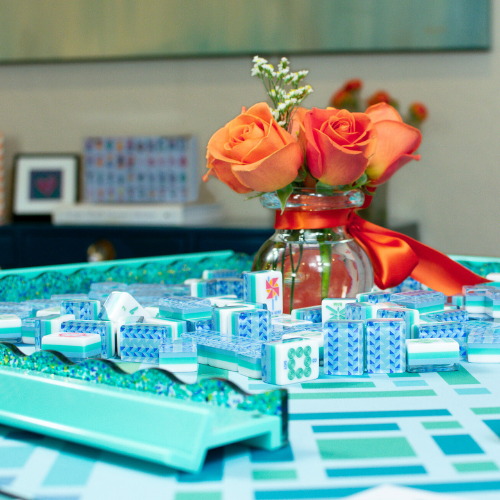 MAHJONG MAT | Brightside | 33" x 33"