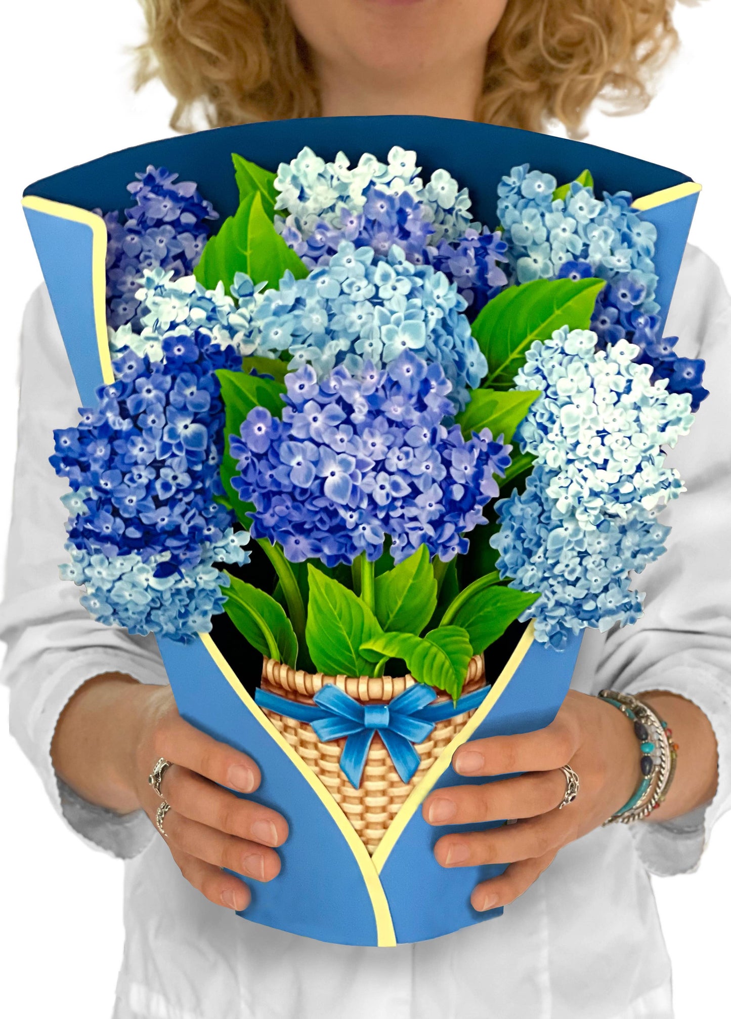 Nantucket Hydrangeas Fresh Cut Paper Greeting Cards