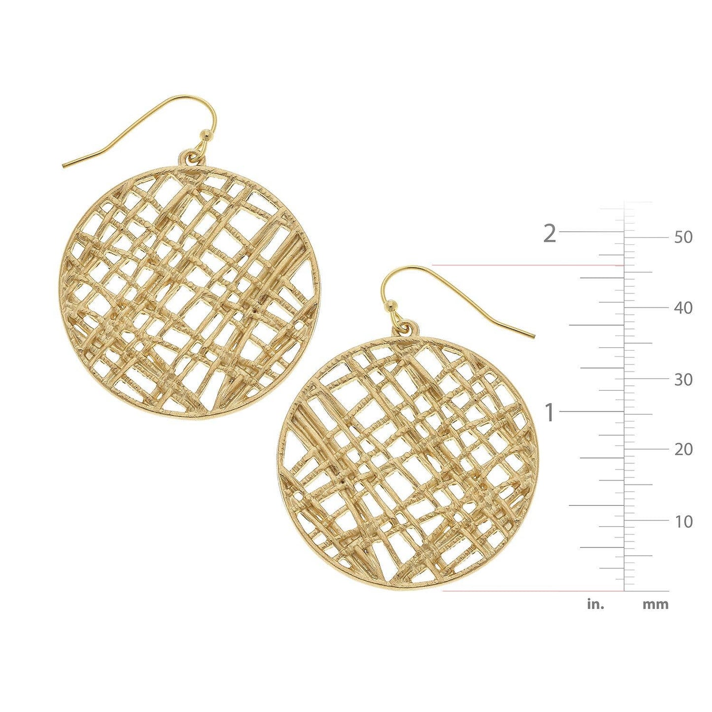 Gold Filigree Earrings