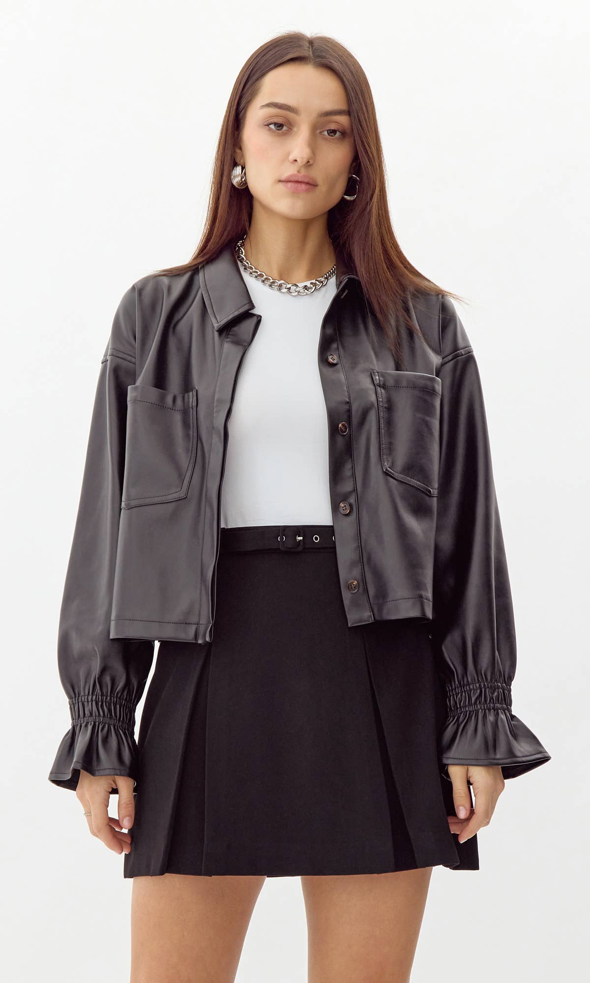 Greylin Paloma Vegan Leather Jacket