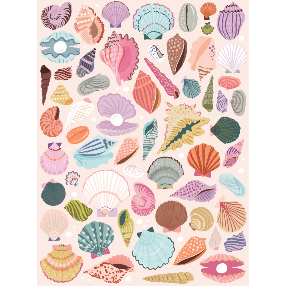 Seashells by the Seashore 1000 Piece Beach Puzzle