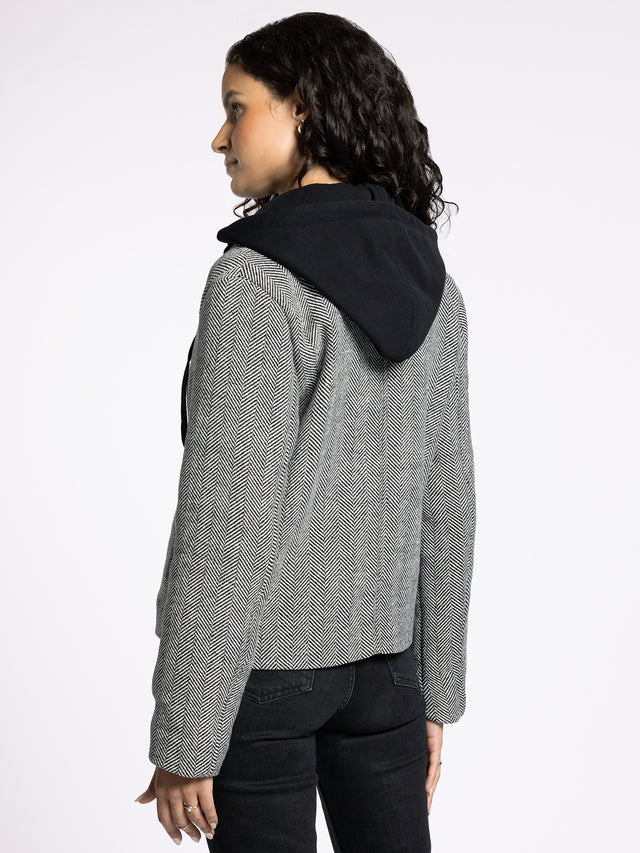 Alejandra Coat with Detachable Hoodie