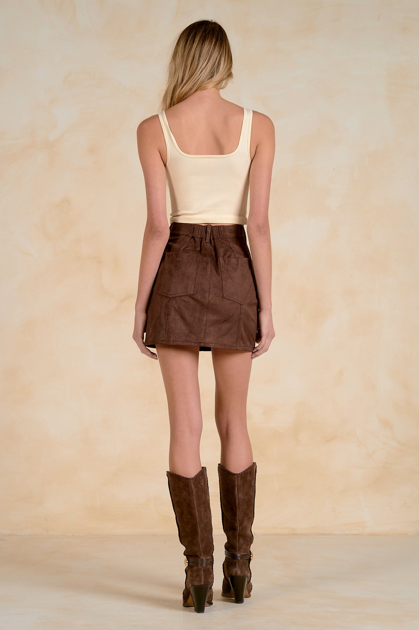 Isla Chocolate Mini Skirt