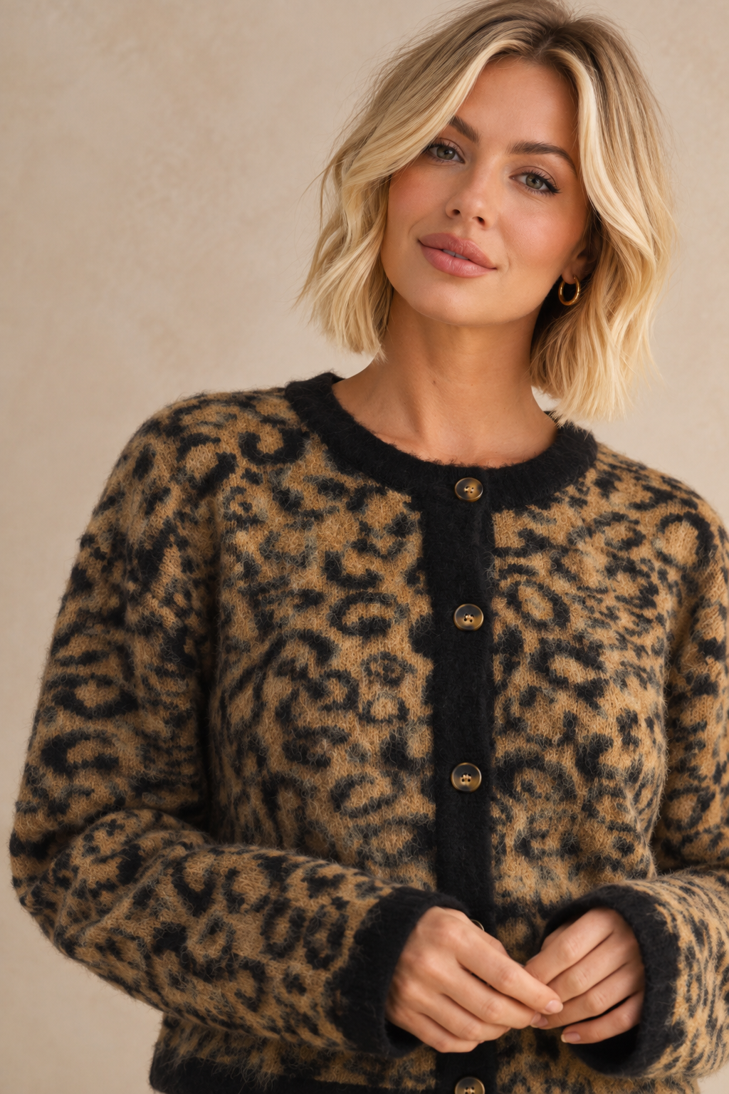 Zimmerman Leopard Print Cardigan