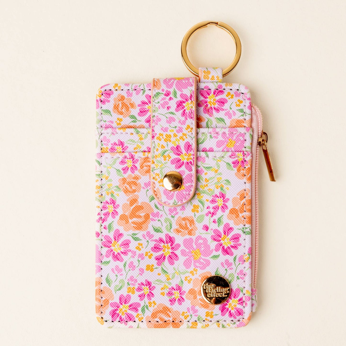 Keychain Wallet-Secret Garden Pink