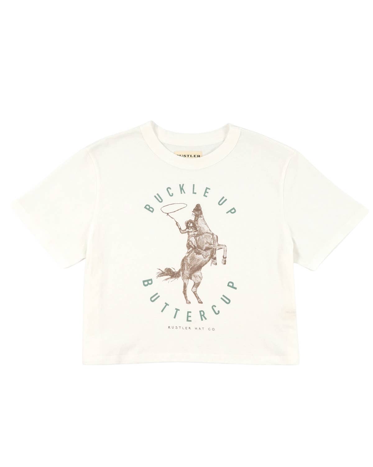 Buckle Up Buttercup Cropped T-shirt