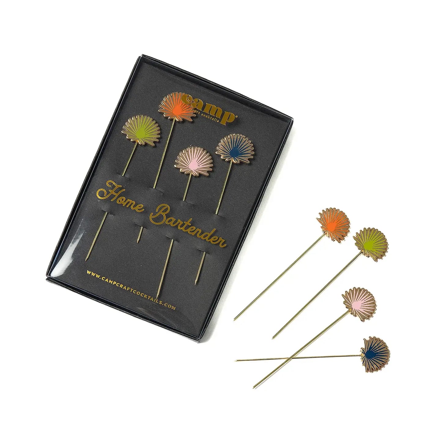 Palm Cocktail Picks, set of 4