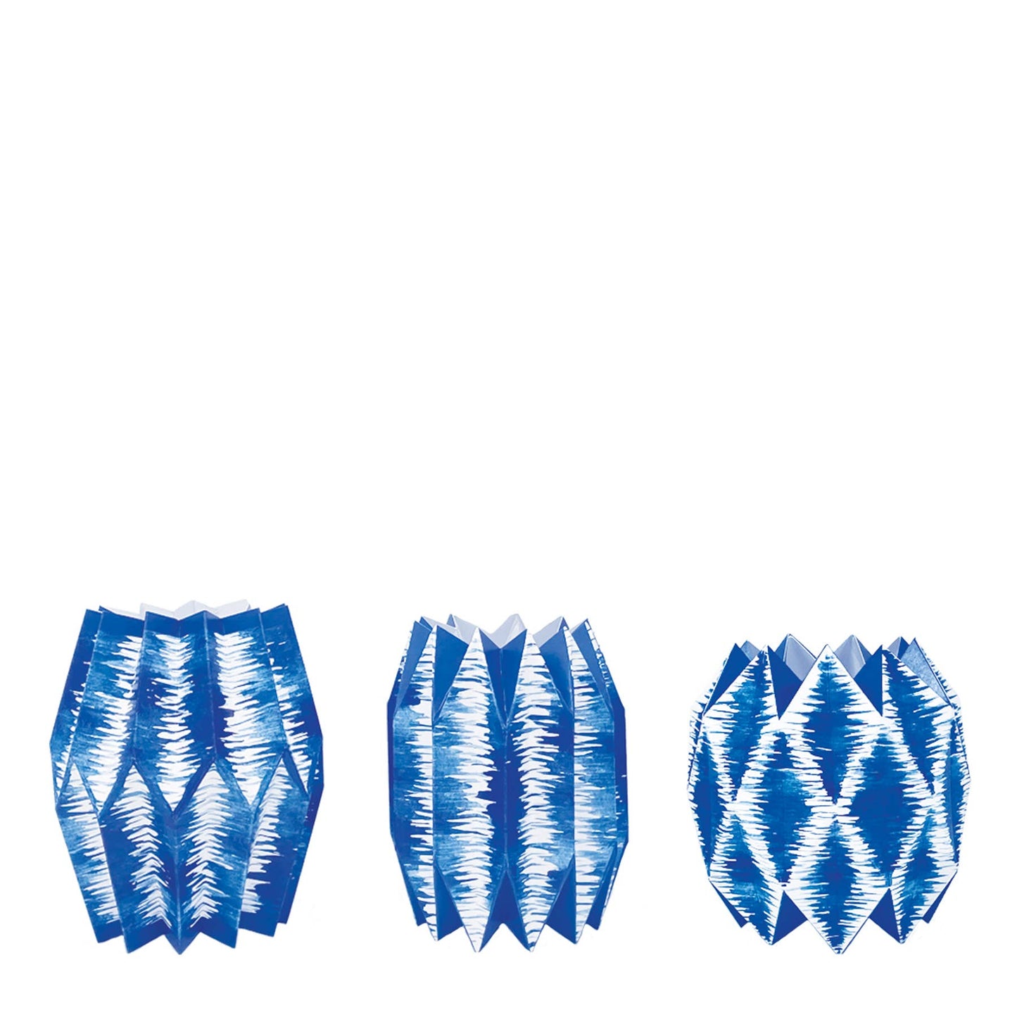 Ikat Paper Vase Wrap