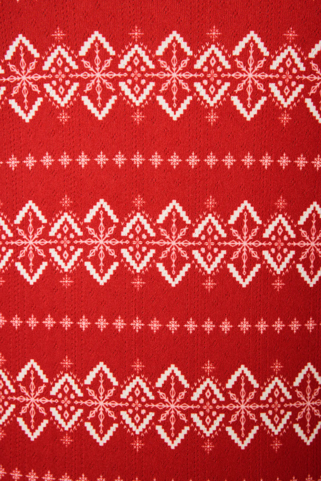PJ Salvage Crazy for the Holidays Fairisle Print Henley Nightshirt