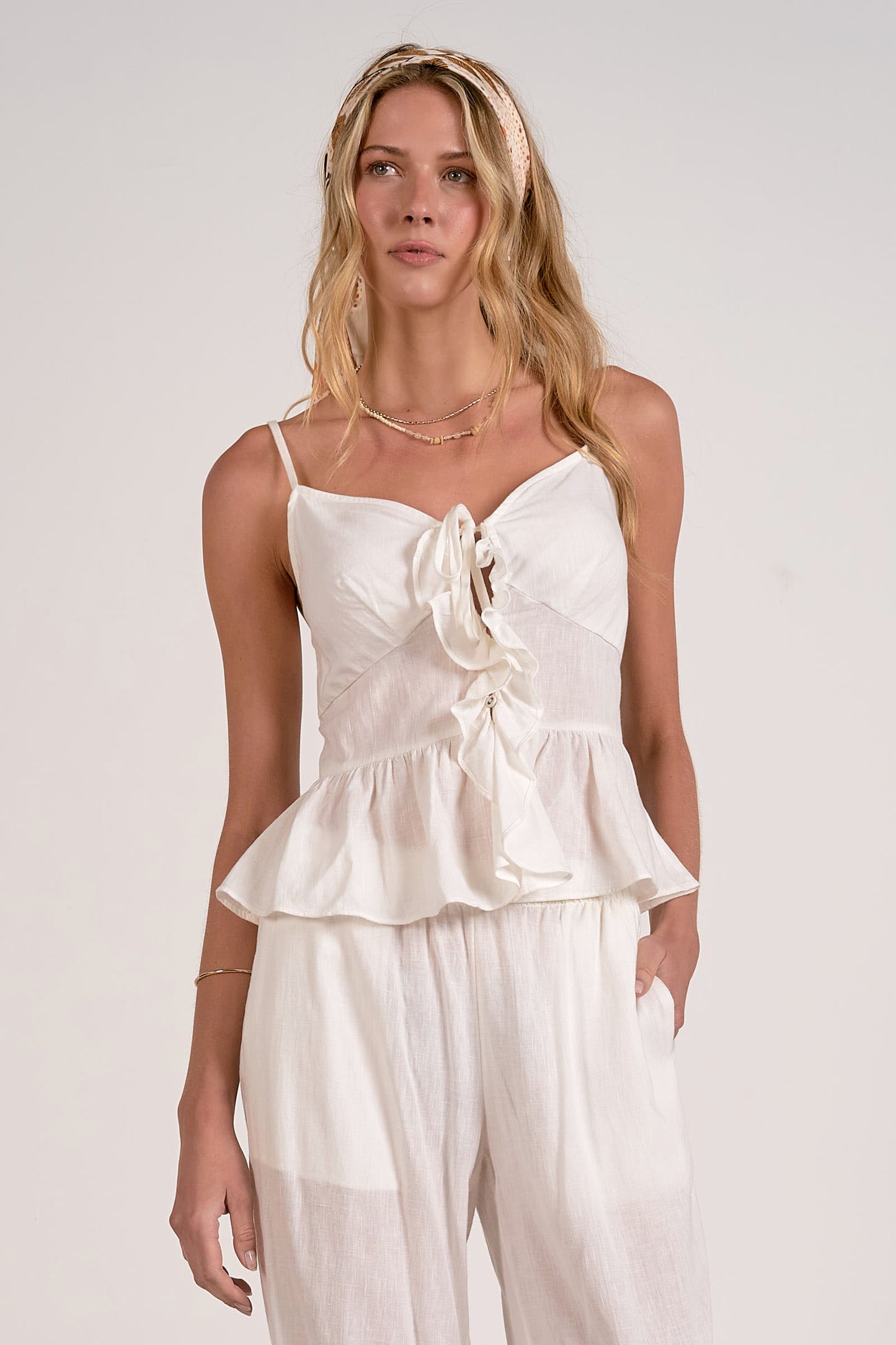 Beachy Ruffled Cami