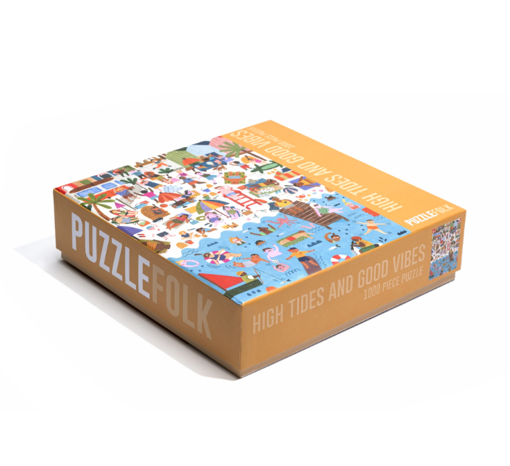 High Tides and Good Vibes Beach Puzzle