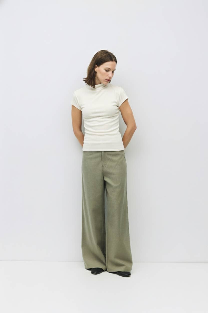 The Marissa Top | Cap Sleeve Mock Cowl Neck Top