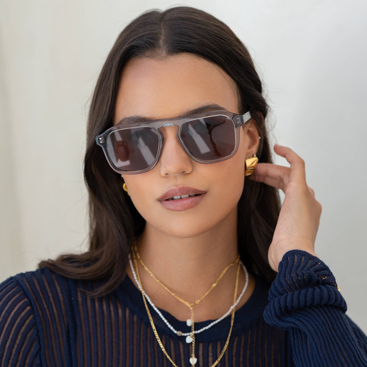 Addison Acetate Unisex Aviator Sunglasses