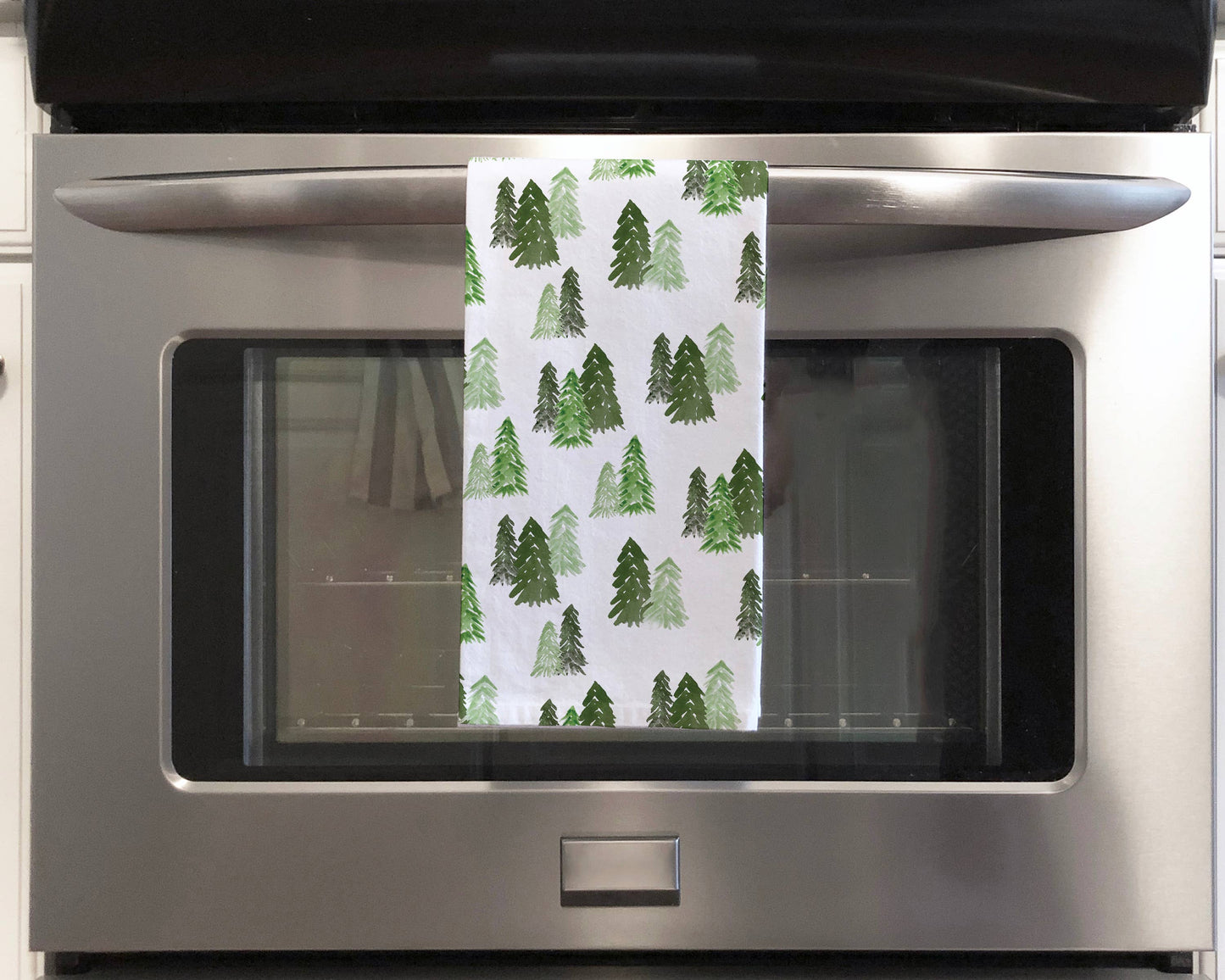 Forest Trees Kitchen Towel | Christmas Tea Towel