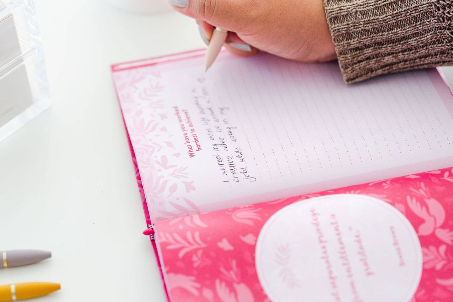 Gratitude Prompted Journal by TableTopics