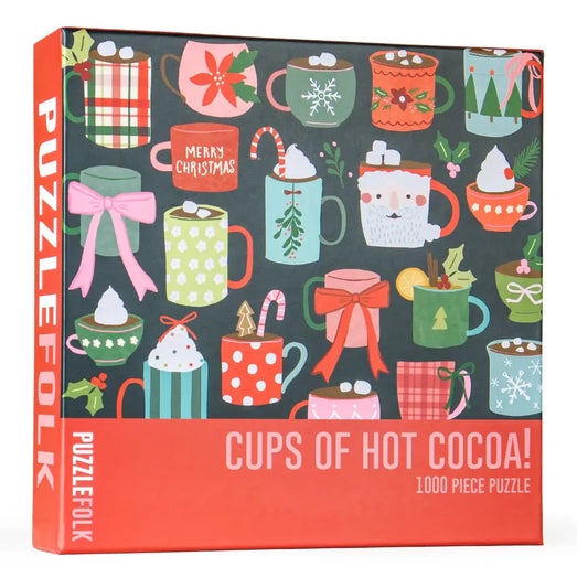 Cups of Cocoa Holiday Winter Puzzle