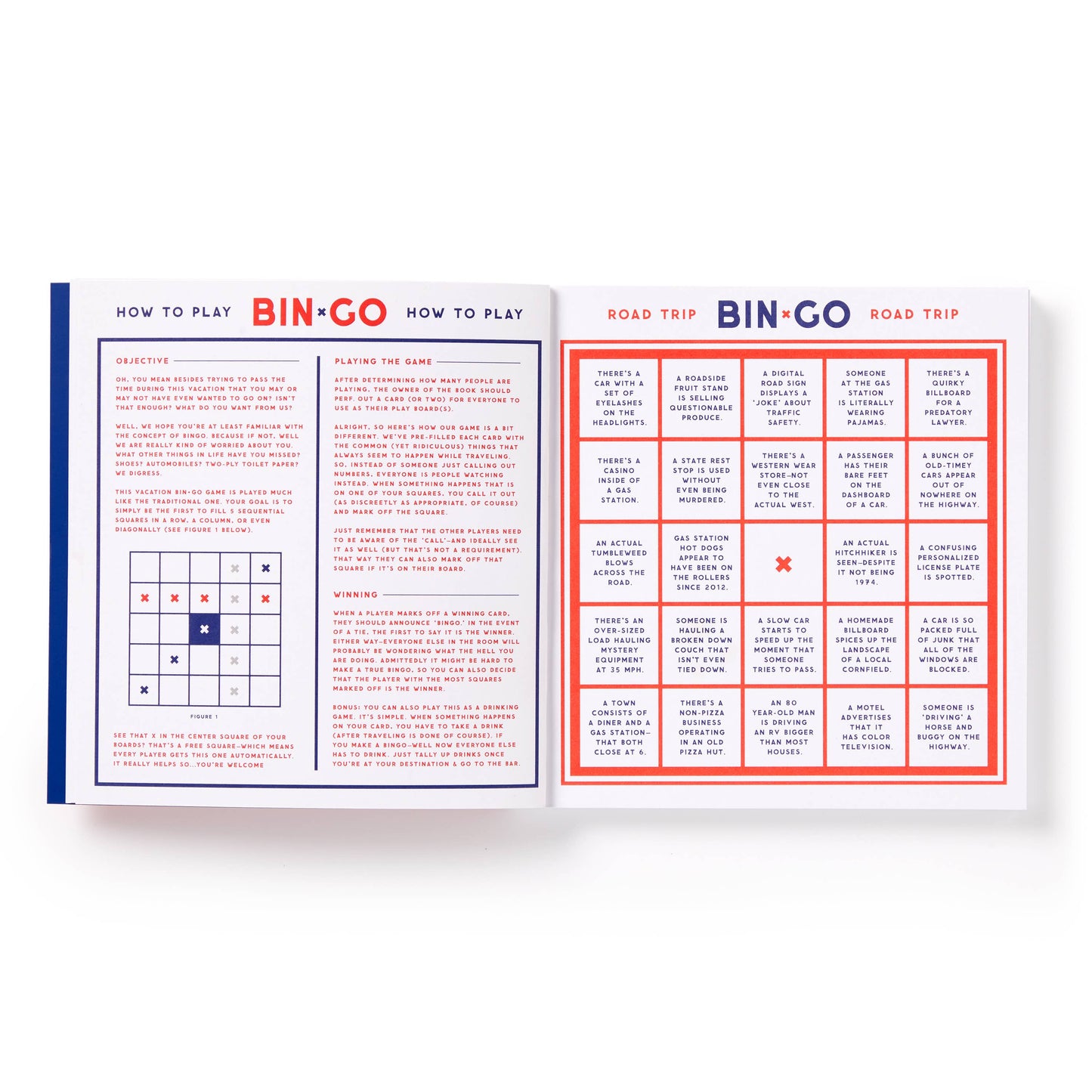 Bin-Go Survive a Vacation Bingo Book