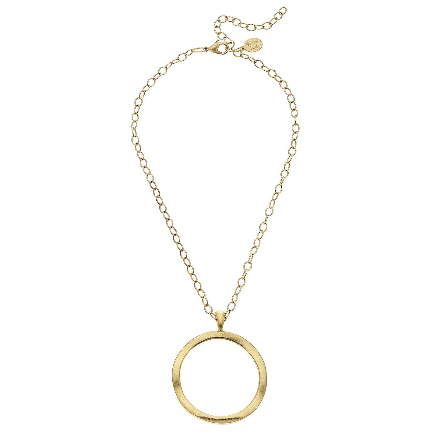 Gold Ring Necklace