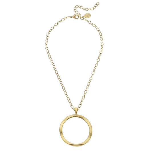 Gold Ring Necklace