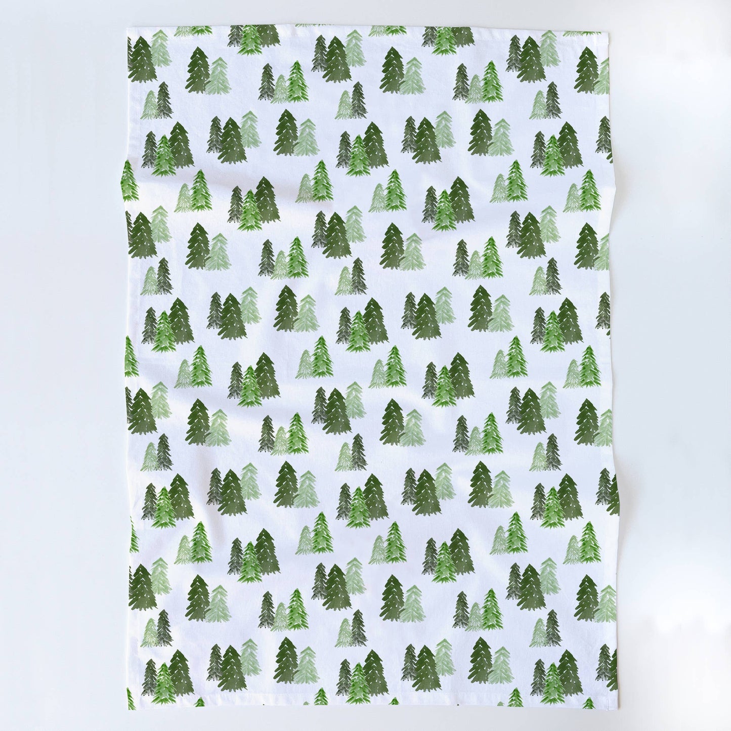 Forest Trees Kitchen Towel | Christmas Tea Towel