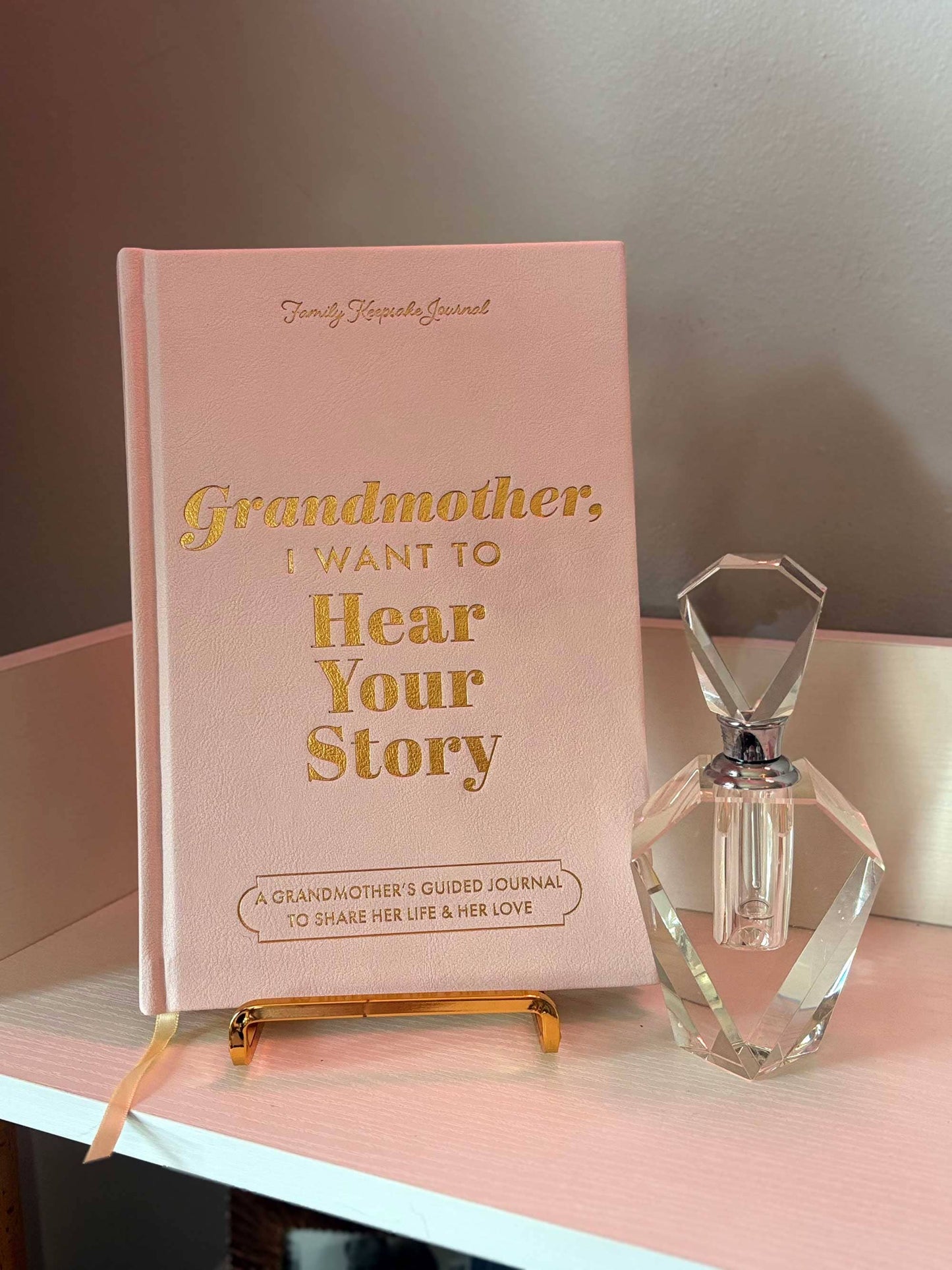 Grandmother, I Want to Hear Your Story Heirloom (Light Rose Color Version)