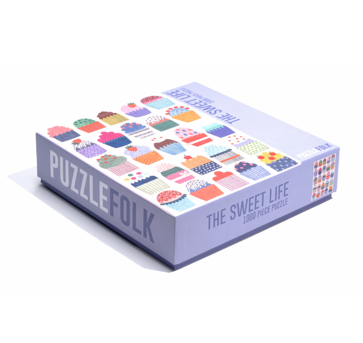 The Sweet Life Puzzle 1,000 Piece Cupcake Puzzle