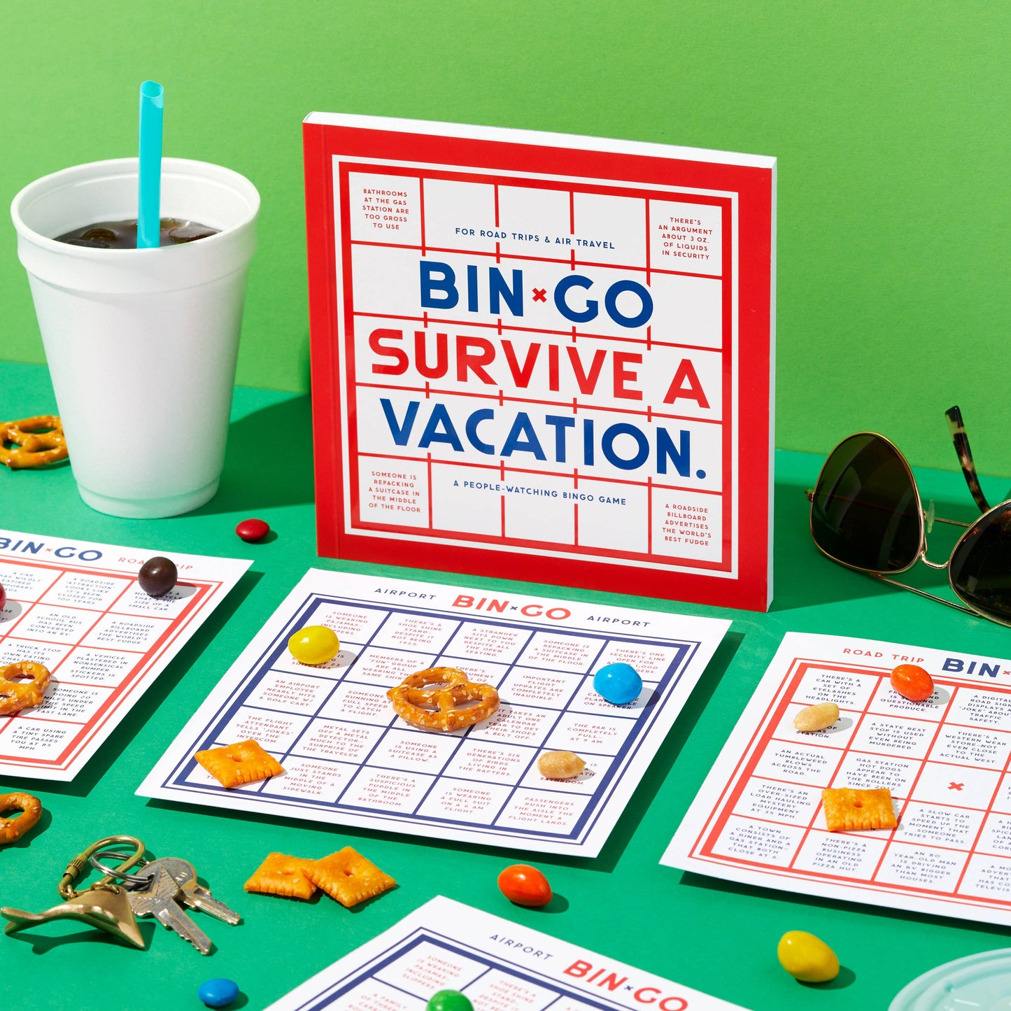 Bin-Go Survive a Vacation Bingo Book