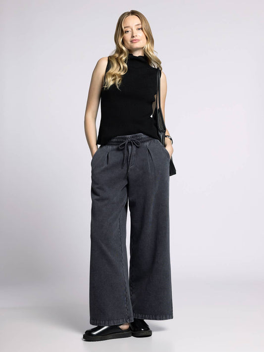 Heather Wide Leg Pants