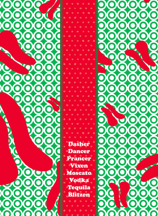 DISH TOWEL: XMAS Blitzen