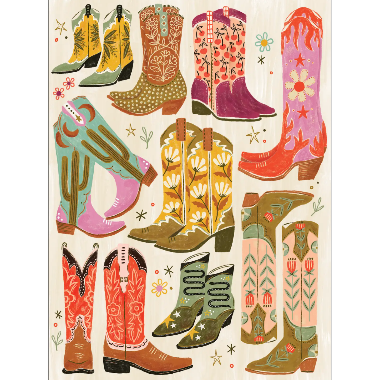 Boot Scootin' Boogie! Western Cowboy Boot Puzzle