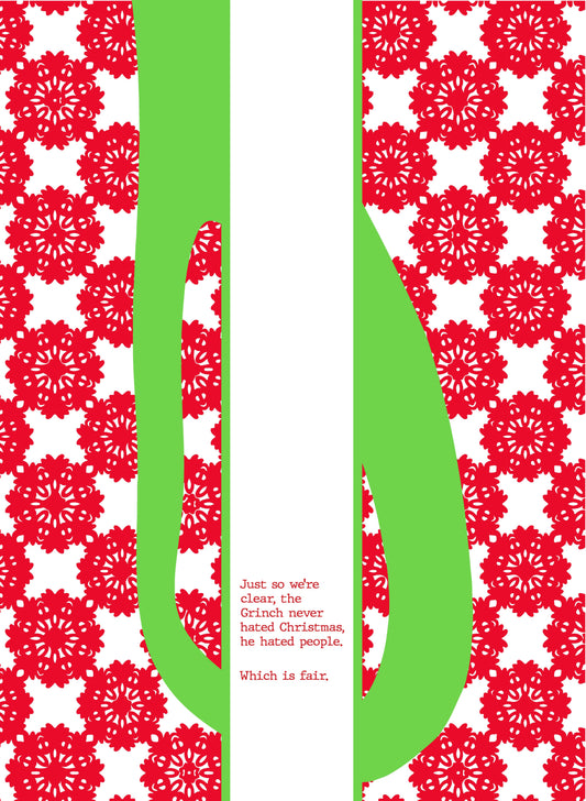 DISH TOWEL: XMAS Grinch