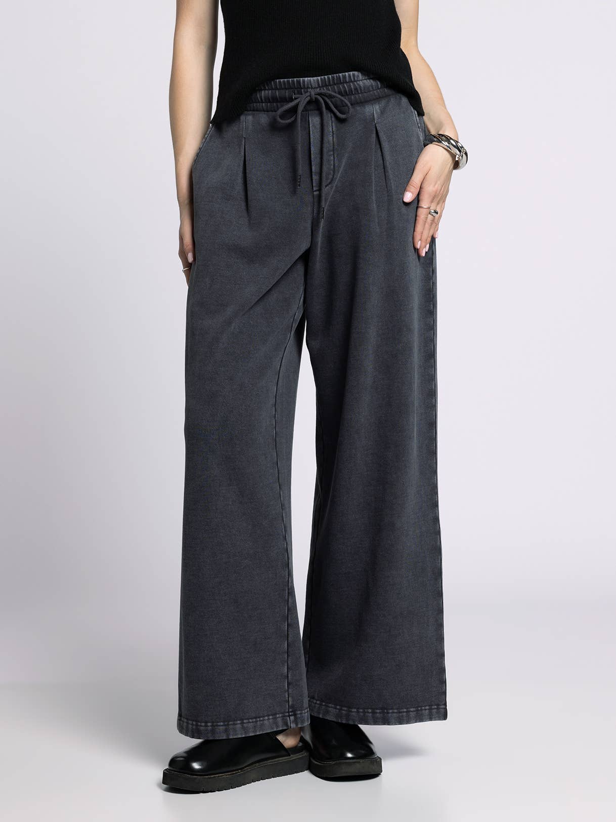 Heather Wide Leg Pants