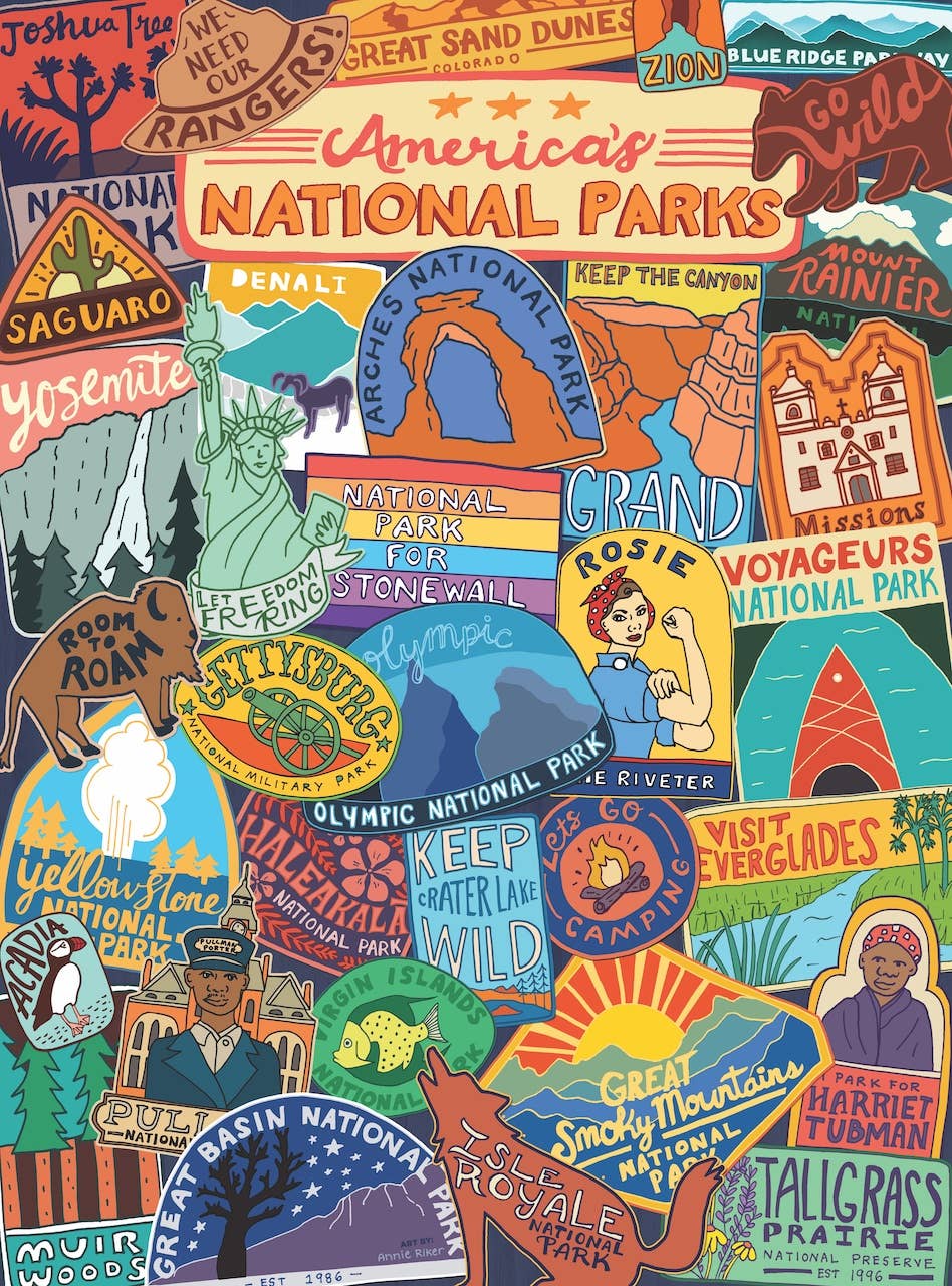 Adventure is Calling National Parks puzzle