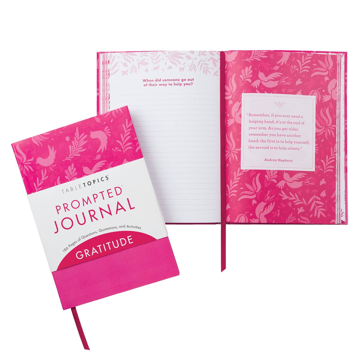 Gratitude Prompted Journal by TableTopics