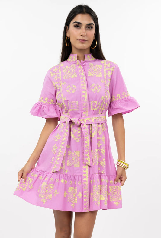 Uncle Frank Cross Stitched Dress