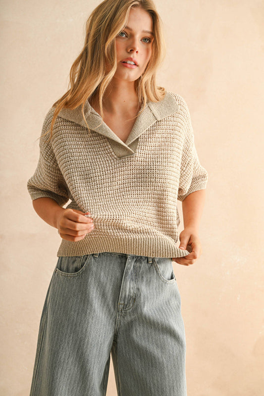 Jolie Shawl Collar Sweater