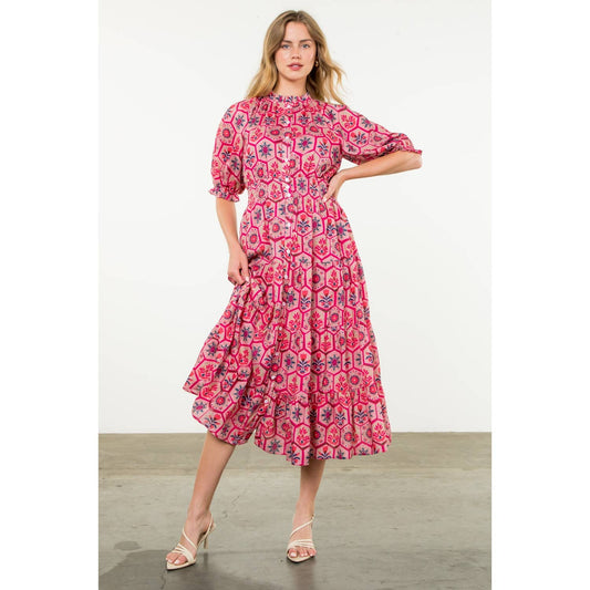Emily Tiered Midi Dress