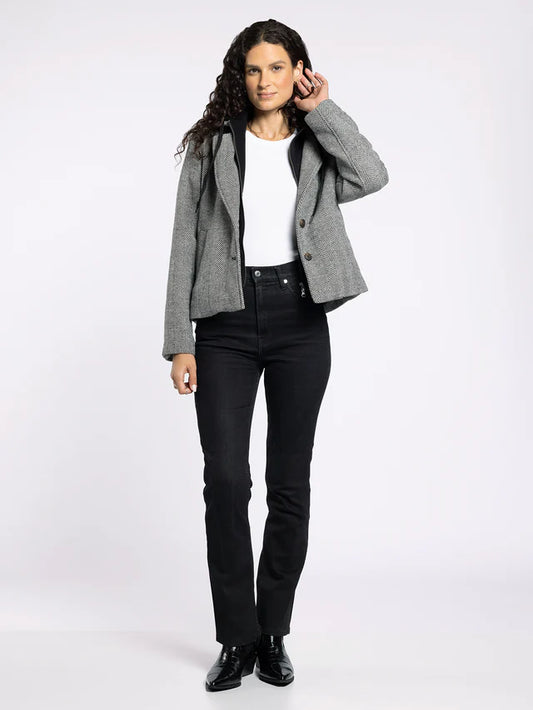 Alejandra Coat with Detachable Hoodie