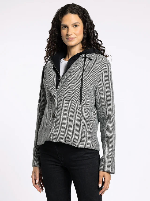 Alejandra Coat with Detachable Hoodie