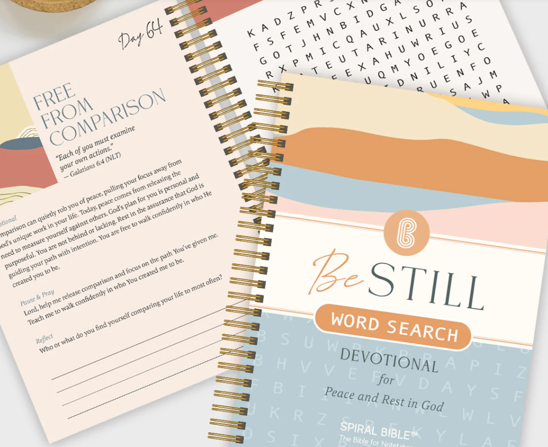 Be Still: Word Search Devotional for Peace and Rest in God