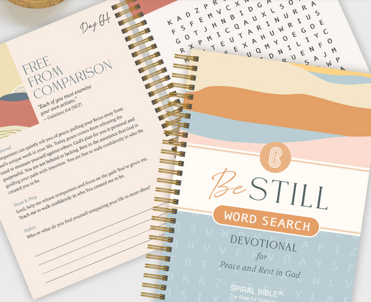 Be Still: Word Search Devotional for Peace and Rest in God