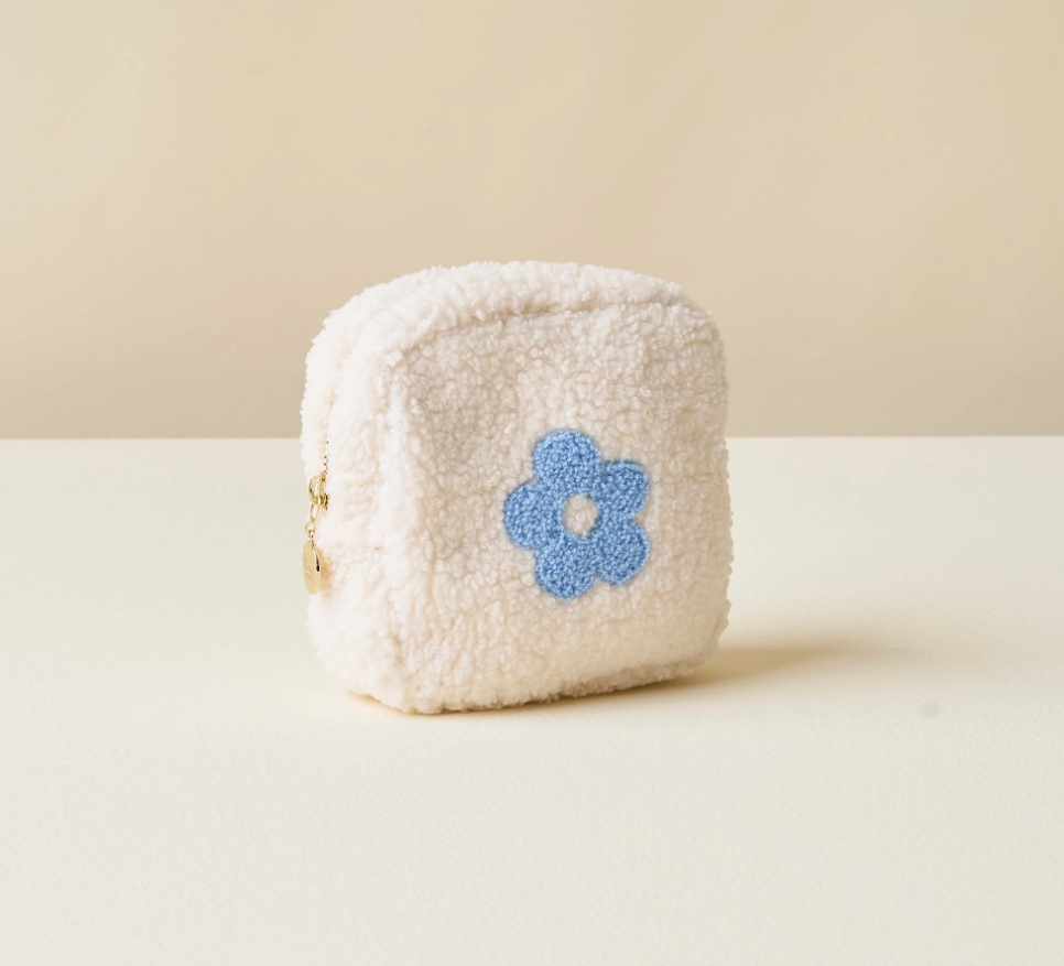 Teddy Pouch Square Flower