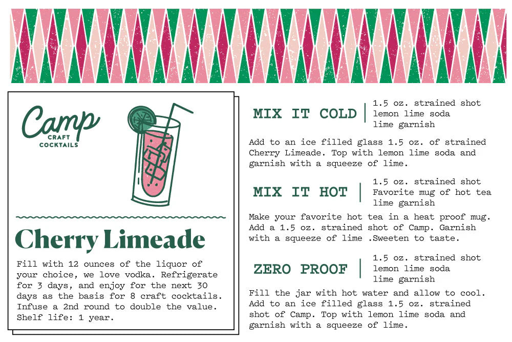 Cherry Limeade Craft Cocktail Infusion Kit