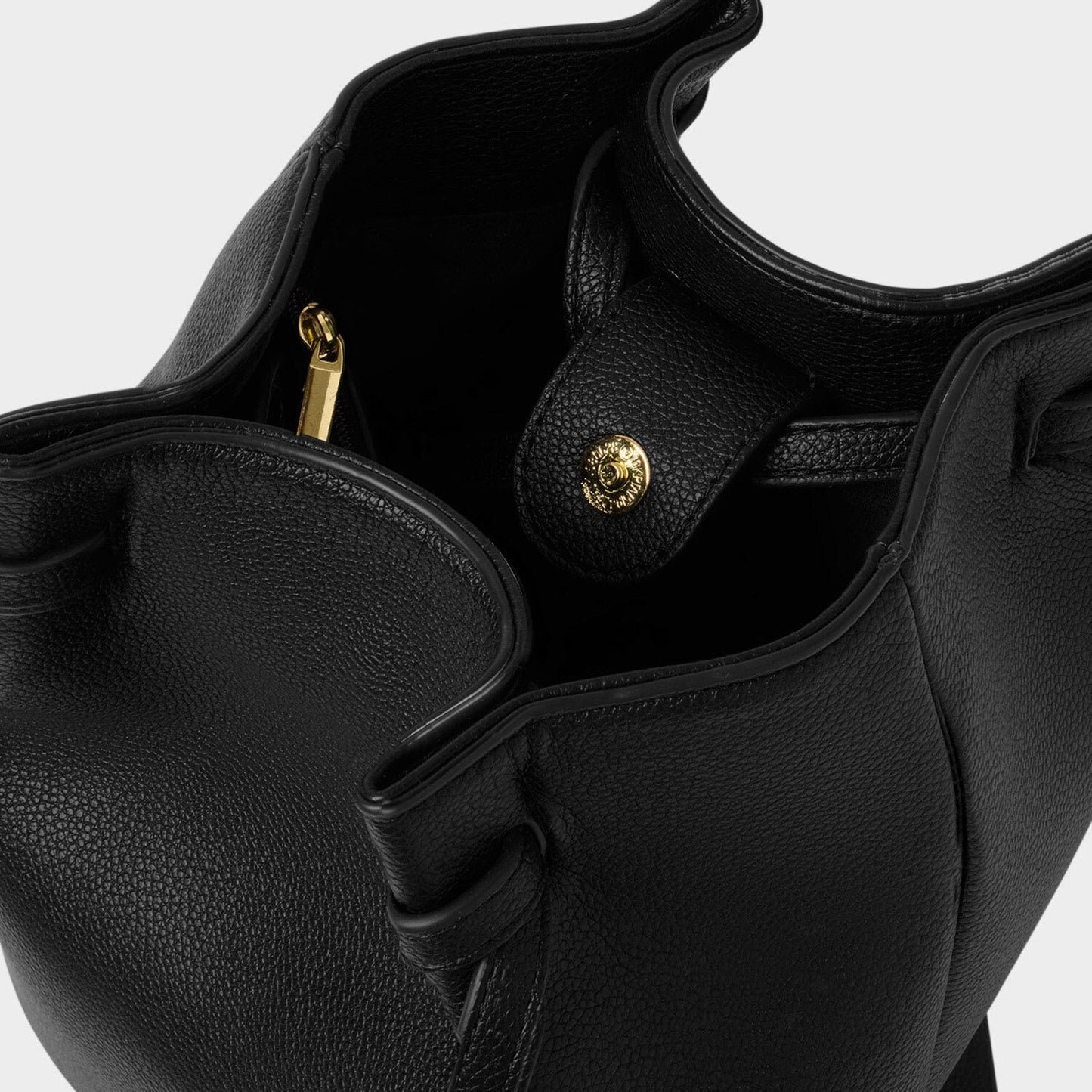 Celina Bucket Bag in Black