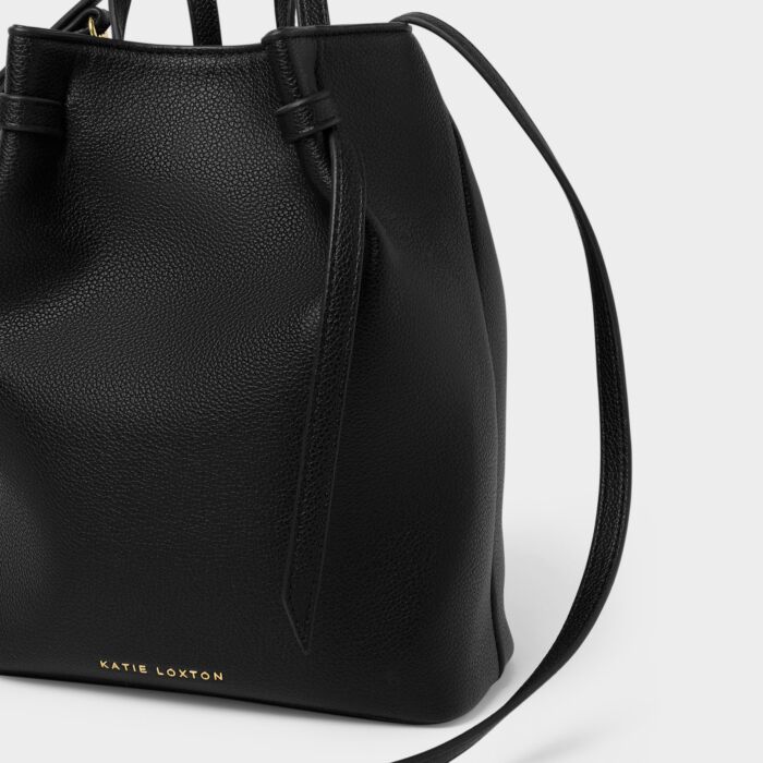 Celina Bucket Bag in Black