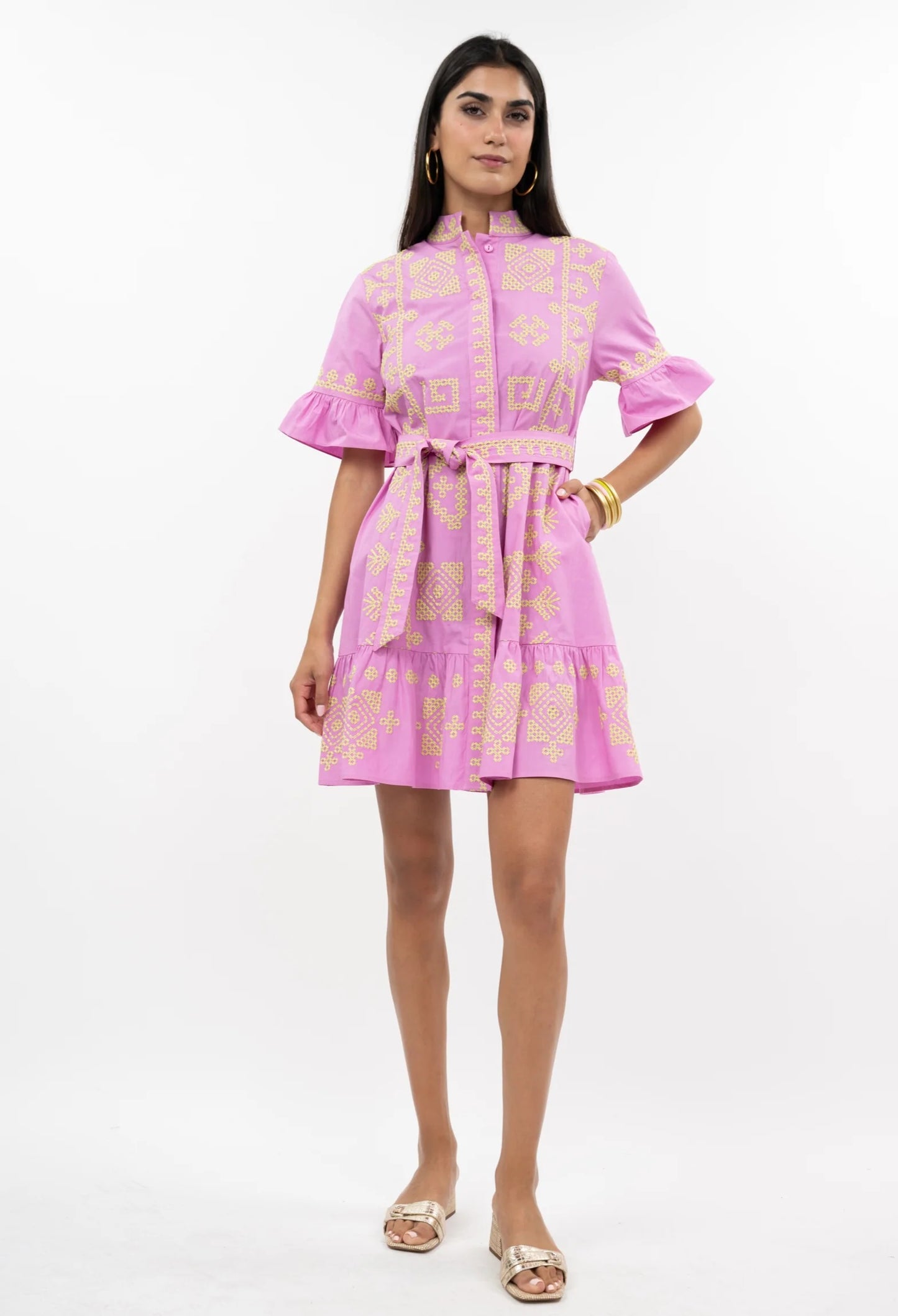 Uncle Frank Cross Stitched Dress