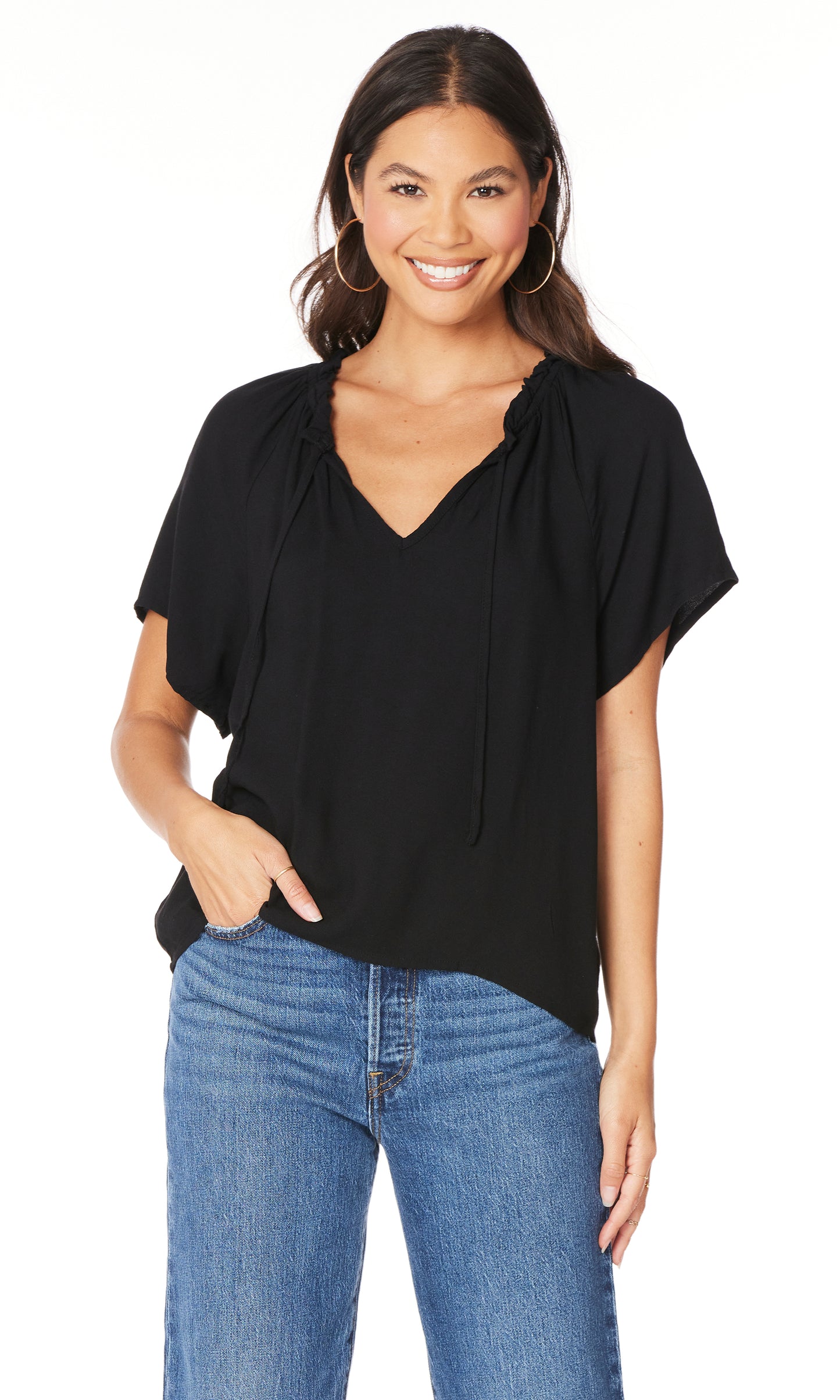 Flutter Sleeve Top