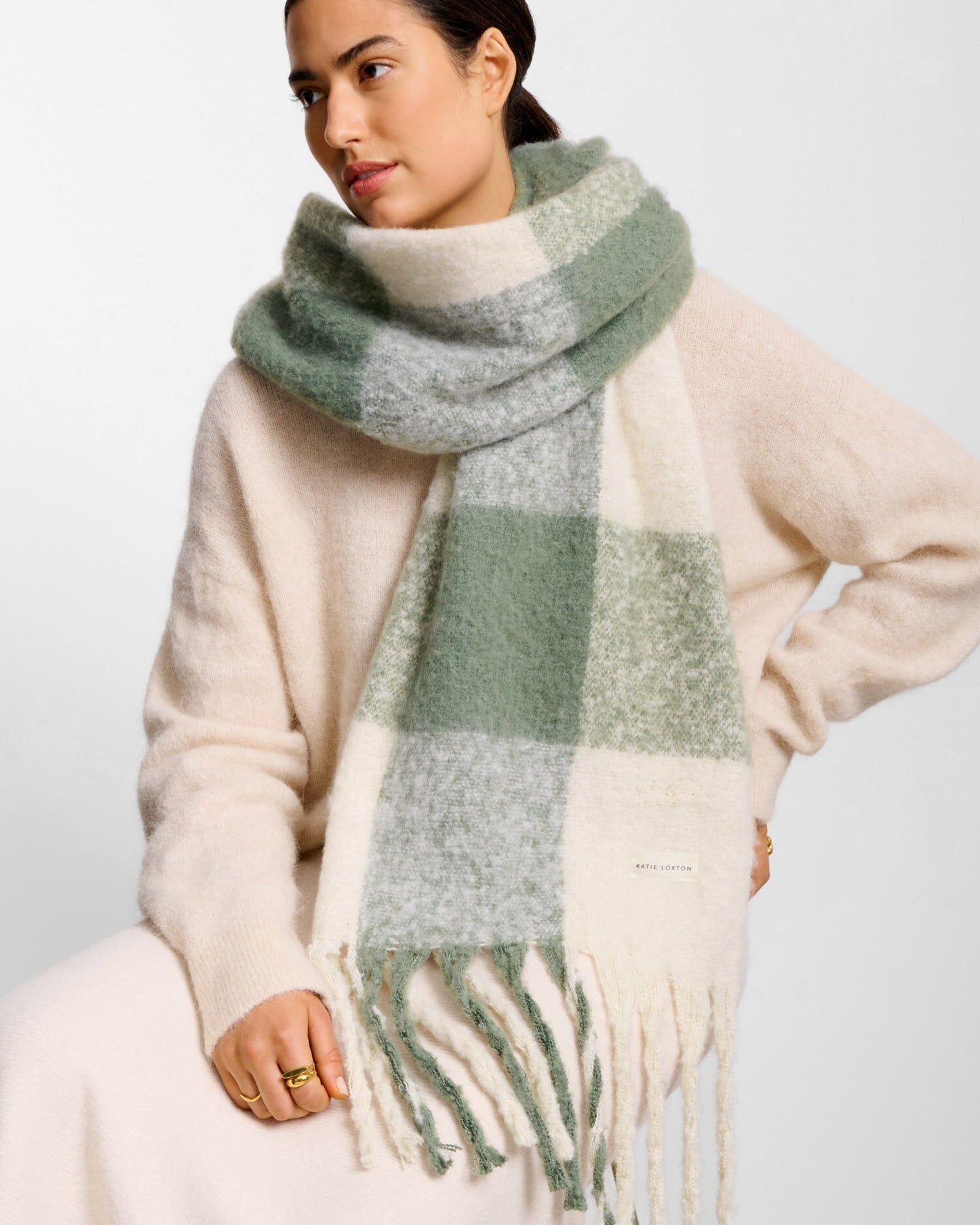 Oversized Tassled Scarf