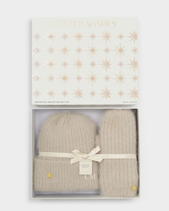 Winter Wishes Hat and Mitten Set